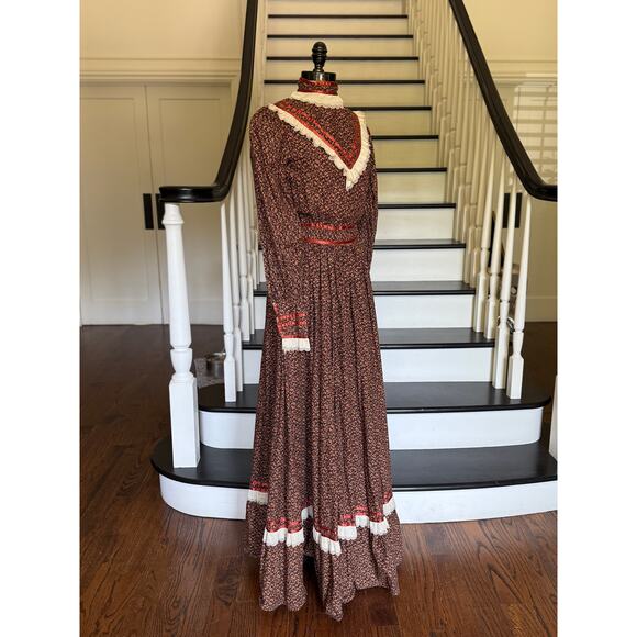 Vintage Victorian Edwardian Prairie Pioneer Dress Reenactment History Costume - Picture 7 of 11